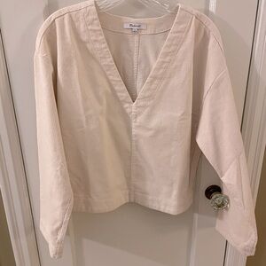 NWOT, Textured Madewell Boxy Top, Small